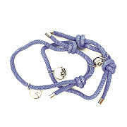 Парные веревочные браслеты